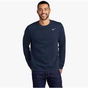 Nike Men's Navy Blue Crew Sweatshirt